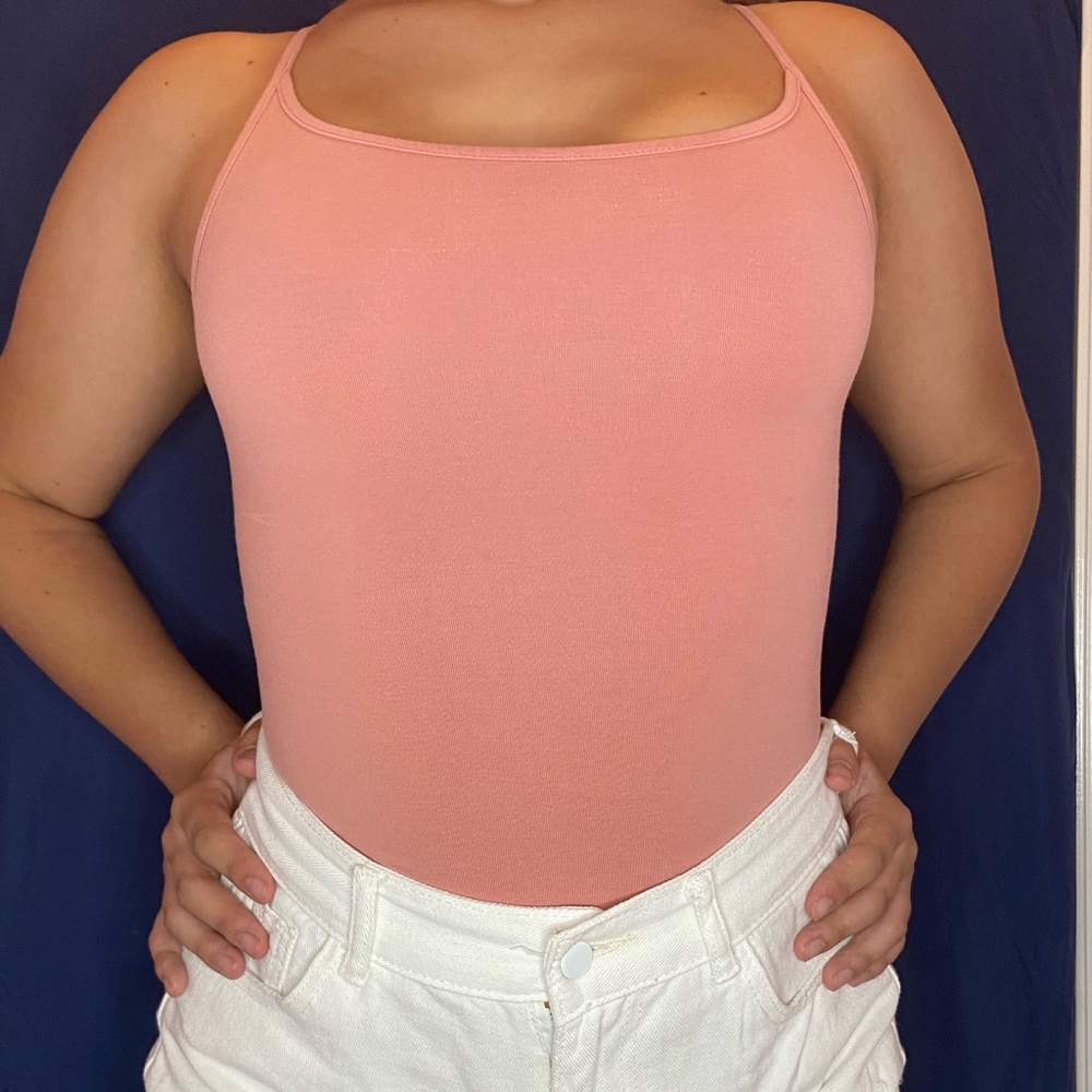 Pink bodysuit